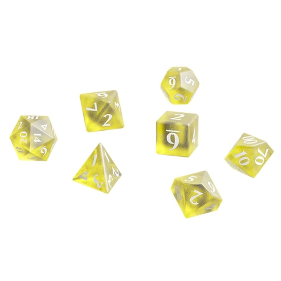 Rollespil EPIC PANDA Rollespilsterninger | Lemon Yellow Eclipse 11 Dice Set - Rollespilsterninger - Ultra Pro