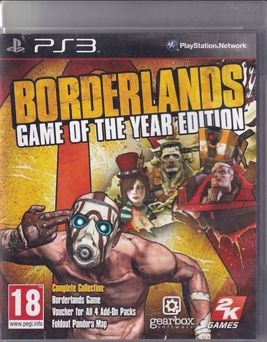 Retro Spillekonsoller EPIC PANDA Playstation 3 Ps3 Spil | Borderlands Game Of The Year Edition - Ps3 (B Grade) (Genbrug)