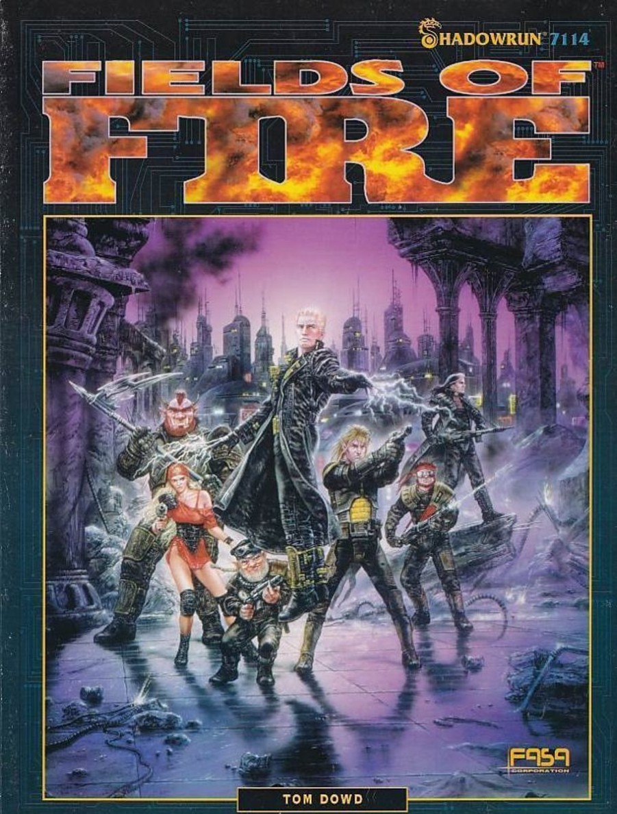 Rollespil EPIC PANDA Shadowrun 2Nd Edition | Shadowrun 2Nd - Fields Of Fire (C-Grade) (Genbrug)