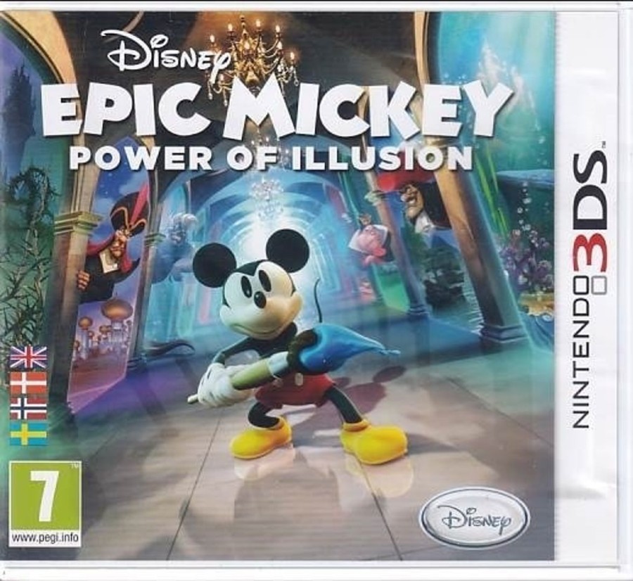 Retro Spillekonsoller EPIC PANDA Nintendo 3Ds Spil | Epic Mickey - Power Of Illusion - Nintendo 3Ds Spil (B Grade) (Genbrug)