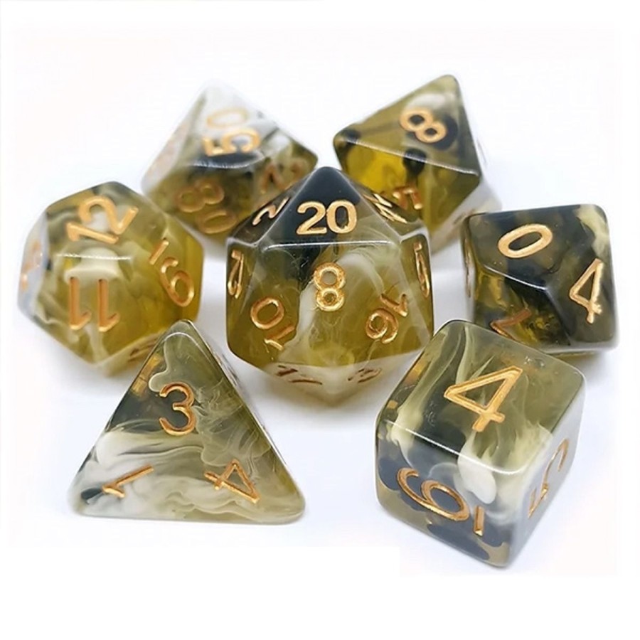 Rollespil EPIC PANDA Rollespilsterninger | Old Chariot Dice Set - Rollespilsterninger - Lindorm Dice