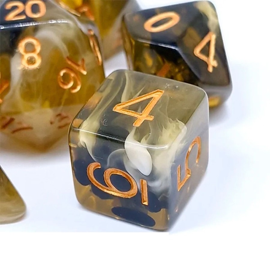 Rollespil EPIC PANDA Rollespilsterninger | Old Chariot Dice Set - Rollespilsterninger - Lindorm Dice