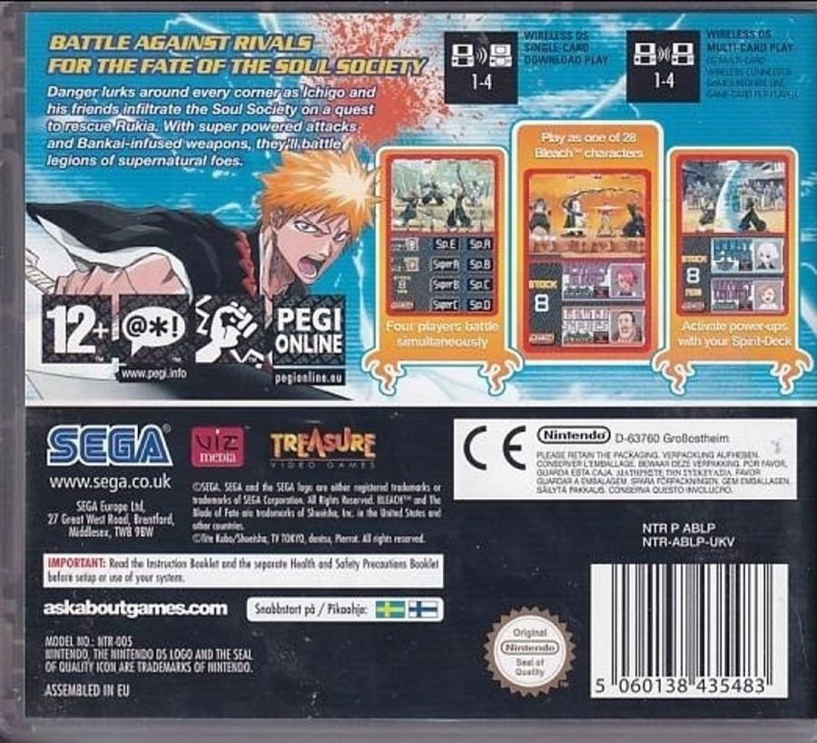 Retro Spillekonsoller EPIC PANDA Nintendo Ds Spil | Bleach - The Blade Of Fate - Nintendo Ds (B Grade) (Genbrug)