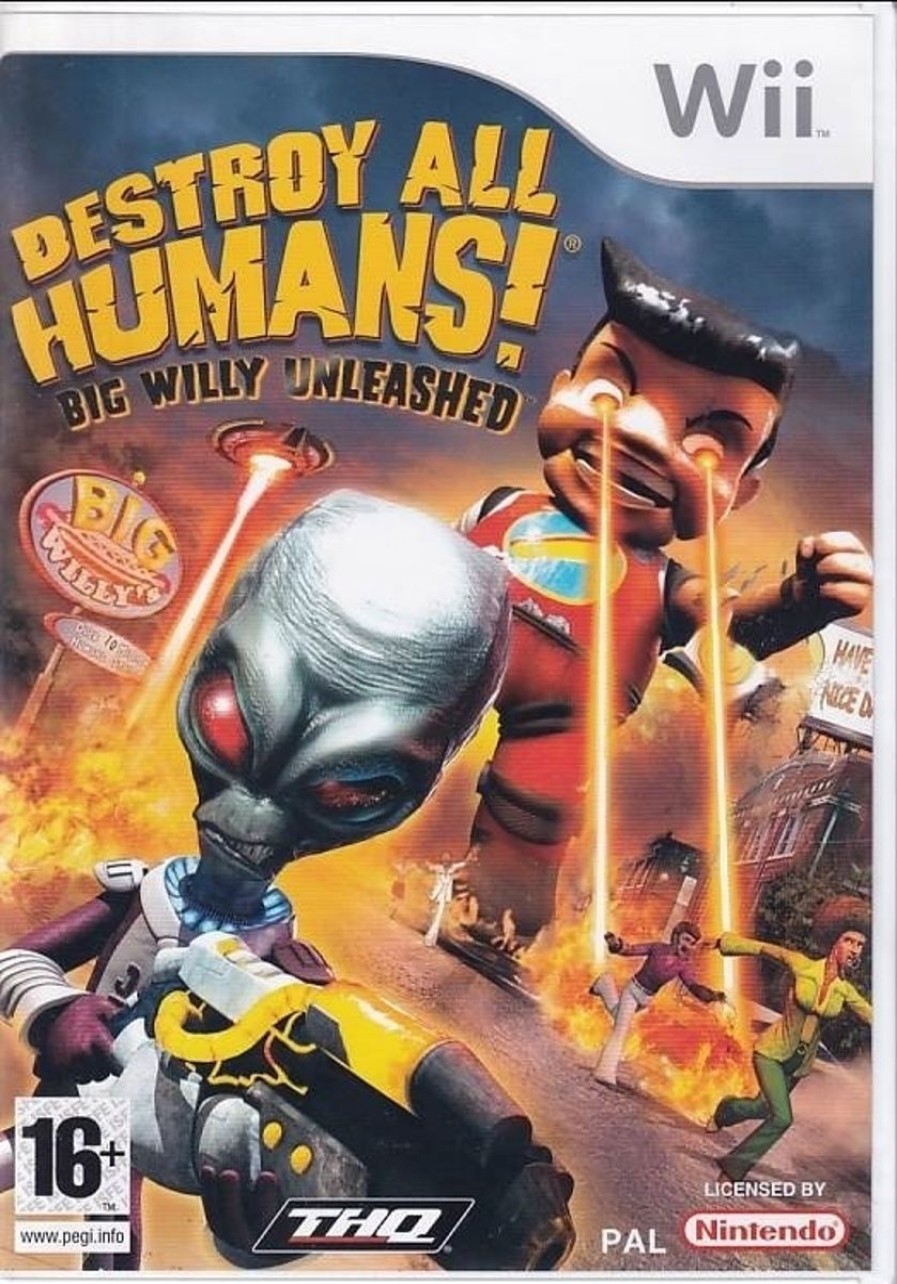 Retro Spillekonsoller EPIC PANDA Nintendo Wii Spil | Destroy All Humans Big Willy Unleashed - Nintendio Wii (B Grade) (Genbrug)