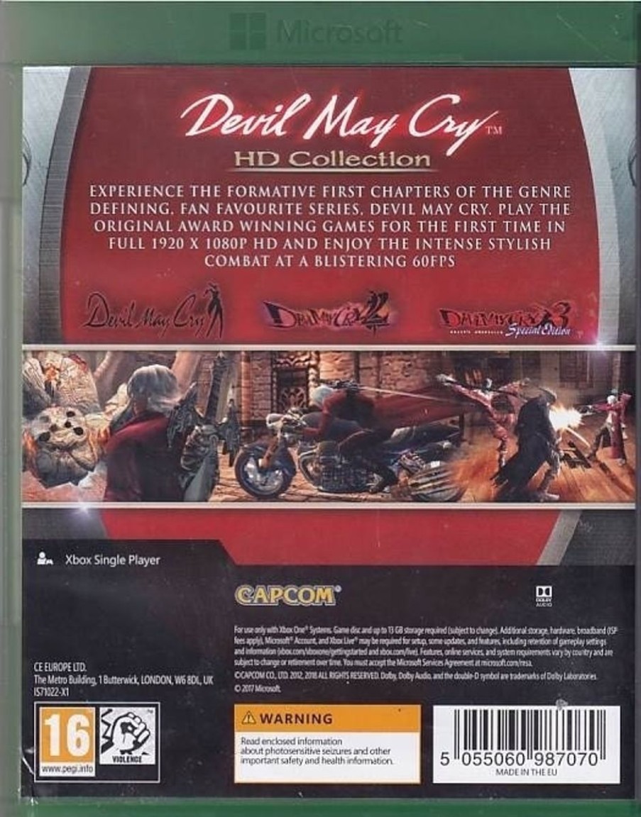 Retro Spillekonsoller EPIC PANDA Xbox One Spil | Devil May Cry - Hd Collection - Xbox One Spil (B-Grade) (Genbrug)