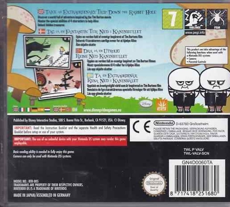 Retro Spillekonsoller EPIC PANDA Nintendo Ds Spil | Disney Alice In Wonderland - Nintendo Ds (A Grade) (Genbrug)