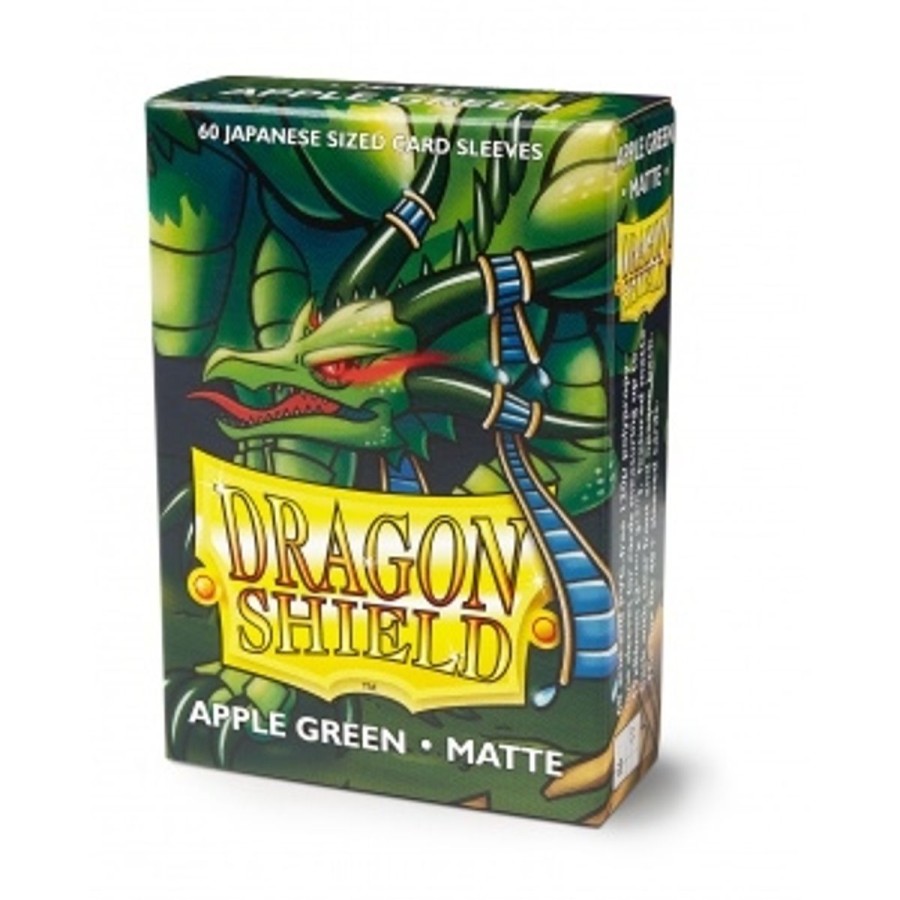 Tcg Kortspil EPIC PANDA Yugioh! Kort Tilbehor | Yu-Gi-Oh Tilbehor - Matte Apple Green (60 Small Sleeves) - Dragon Shield