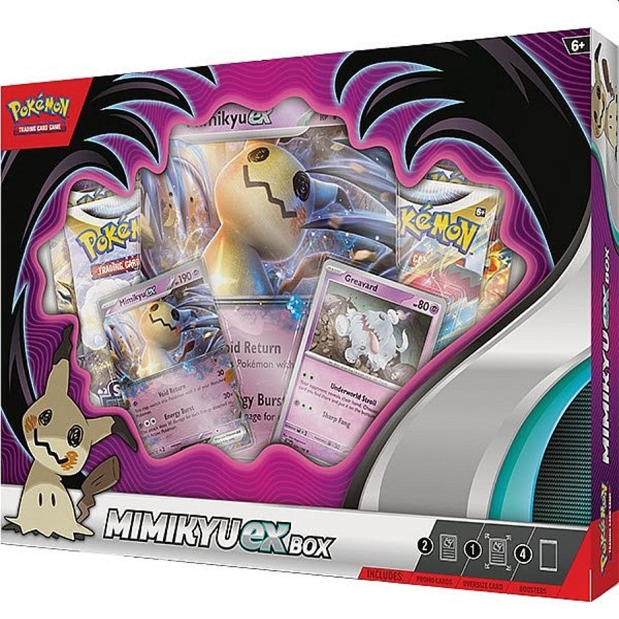 Tcg Kortspil EPIC PANDA Pokemon Kort V Box Og Store Pakker | Pokemon Kort - Mimikyu Ex Boks