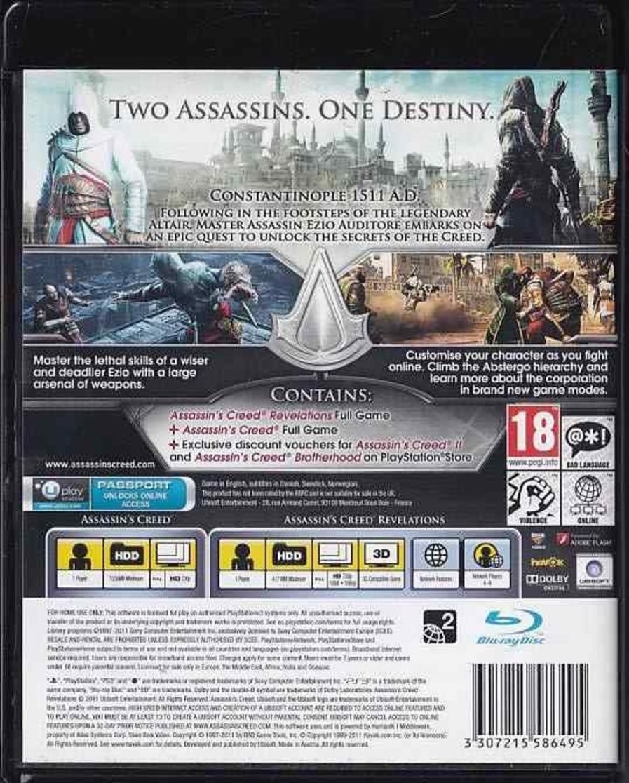 Retro Spillekonsoller EPIC PANDA Playstation 3 Ps3 Spil | Assassins Creed Revelations - Ps3 (B Grade) (Genbrug)