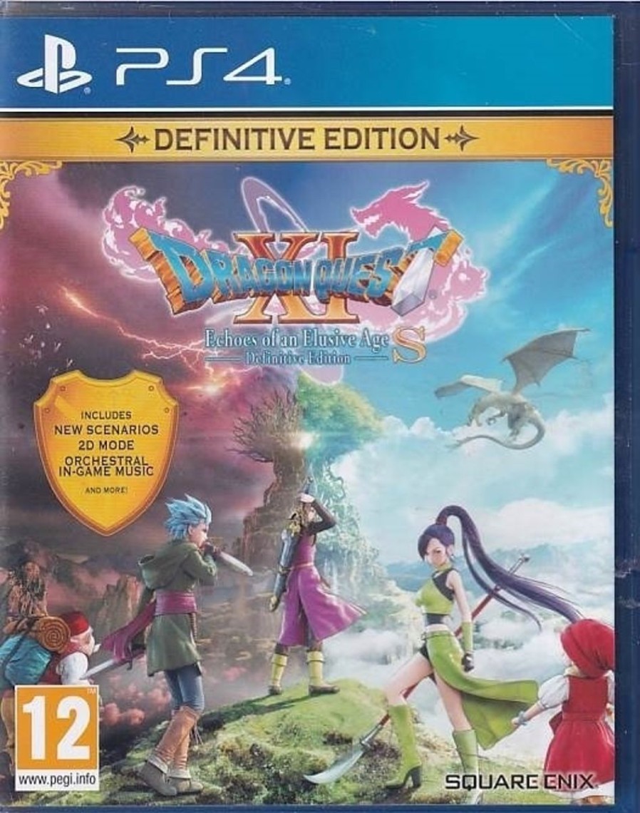 Retro Spillekonsoller EPIC PANDA Playstation 4 Ps4 Spil | Dragon Quest 11 Echoes Of An Elusive Age - Definitive Edition - Ps4 Spil (B Grade) (Genbrug)