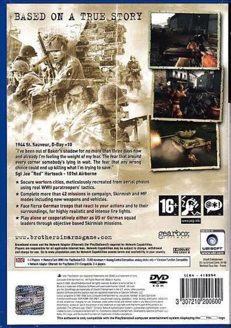 Retro Spillekonsoller EPIC PANDA Playstation 2 Ps2 Spil | Brothers In Arms: Earned In Blood - Ps2 (B Grade) (Genbrug)