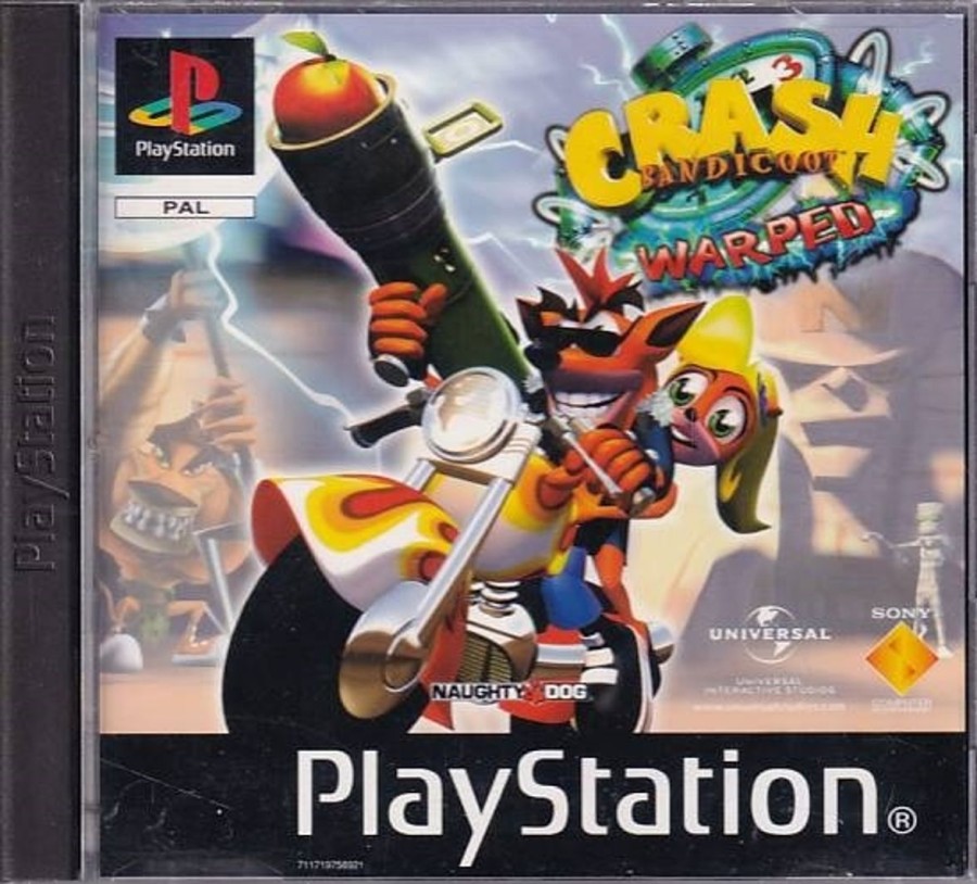 Retro Spillekonsoller EPIC PANDA Playstation 1 Ps1&Psx Spil | Crash Bandicoot 3 Warped - Ps1 (B Grade) (Genbrug)