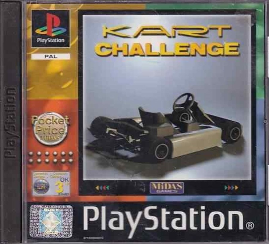 Retro Spillekonsoller EPIC PANDA Playstation 1 Ps1&Psx Spil | Kart Challenge - Ps1 (B Grade) (Genbrug)