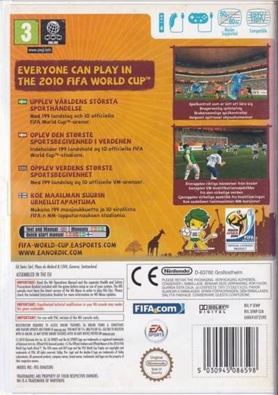 Retro Spillekonsoller EPIC PANDA Nintendo Wii Spil | 2010 Fifa World Cup South Africa - Nintendo Wii (B Grade) (Genbrug)