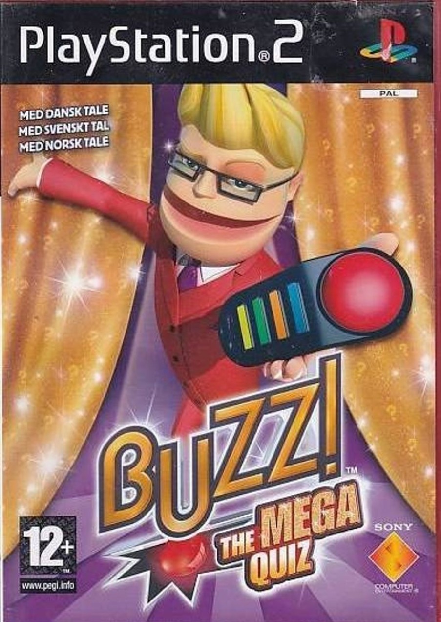 Retro Spillekonsoller EPIC PANDA Playstation 2 Ps2 Spil | Buzz The Mega Quiz - Ps2 (B Grade) (Genbrug)