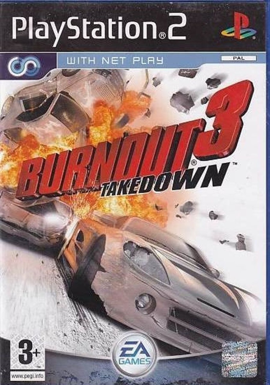 Retro Spillekonsoller EPIC PANDA Playstation 2 Ps2 Spil | Burnout 3 Takedown - Ps2 (B Grade) (Genbrug)