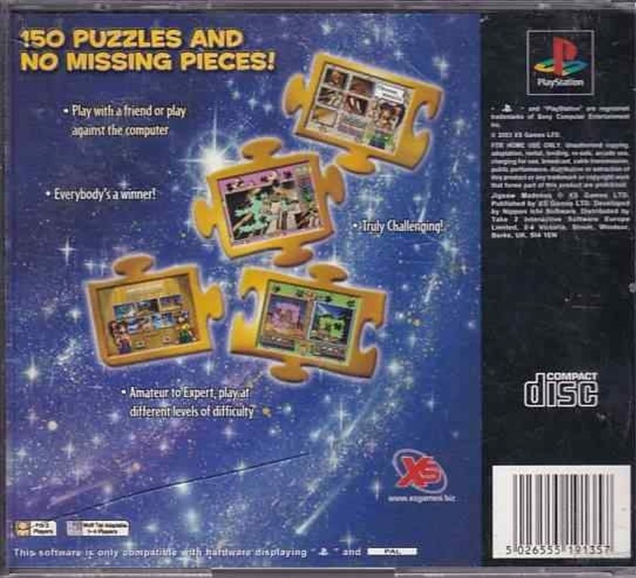 Retro Spillekonsoller EPIC PANDA Playstation 1 Ps1&Psx Spil | Jigsaw Madness - Ps1 (B Grade) (Genbrug)