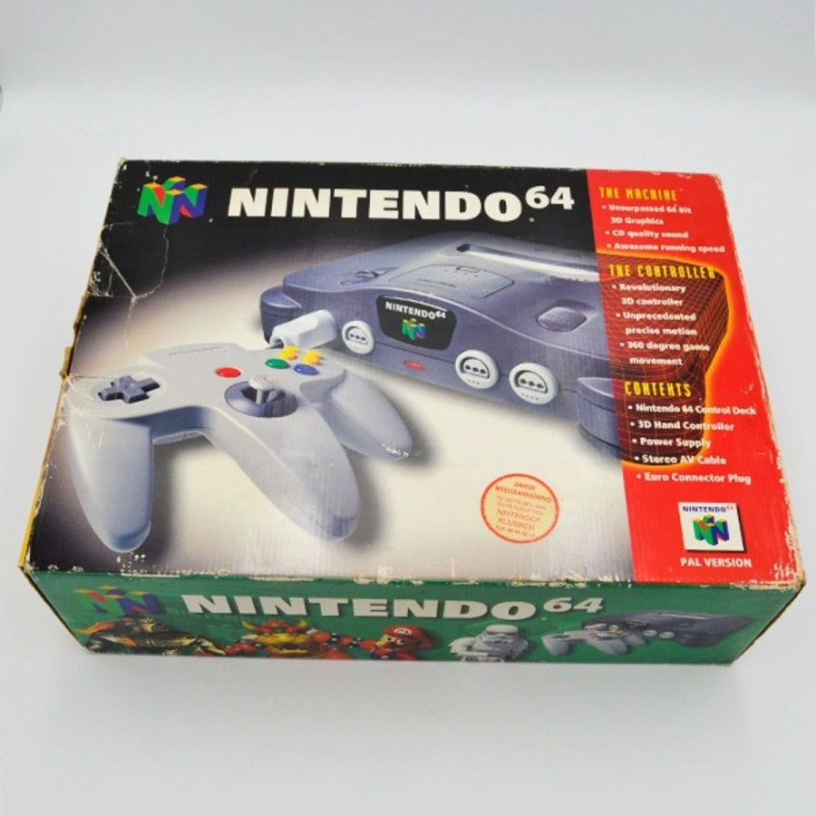 Retro Spillekonsoller EPIC PANDA Nintendo 64 N64 Konsoller | Nintendo 64 Konsol - Komplet I Aeske - Snr Nup 13697933 (B Grade) (Genbrug)