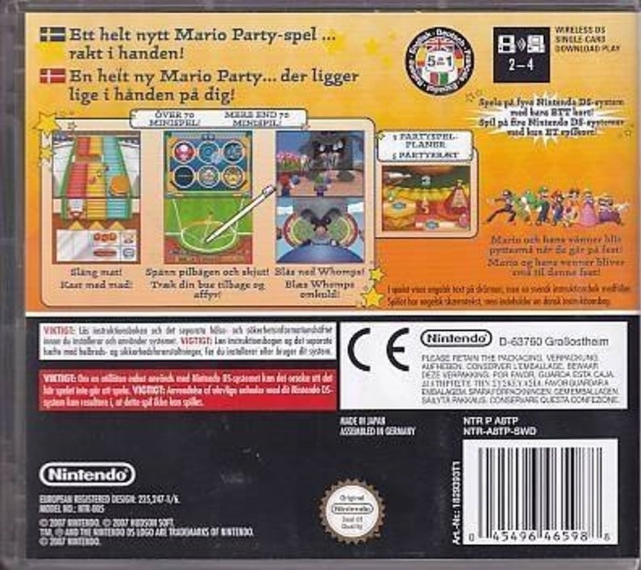 Retro Spillekonsoller EPIC PANDA Nintendo Ds Spil | Mario Party Ds - Nintendo Ds (A Grade) (Genbrug)