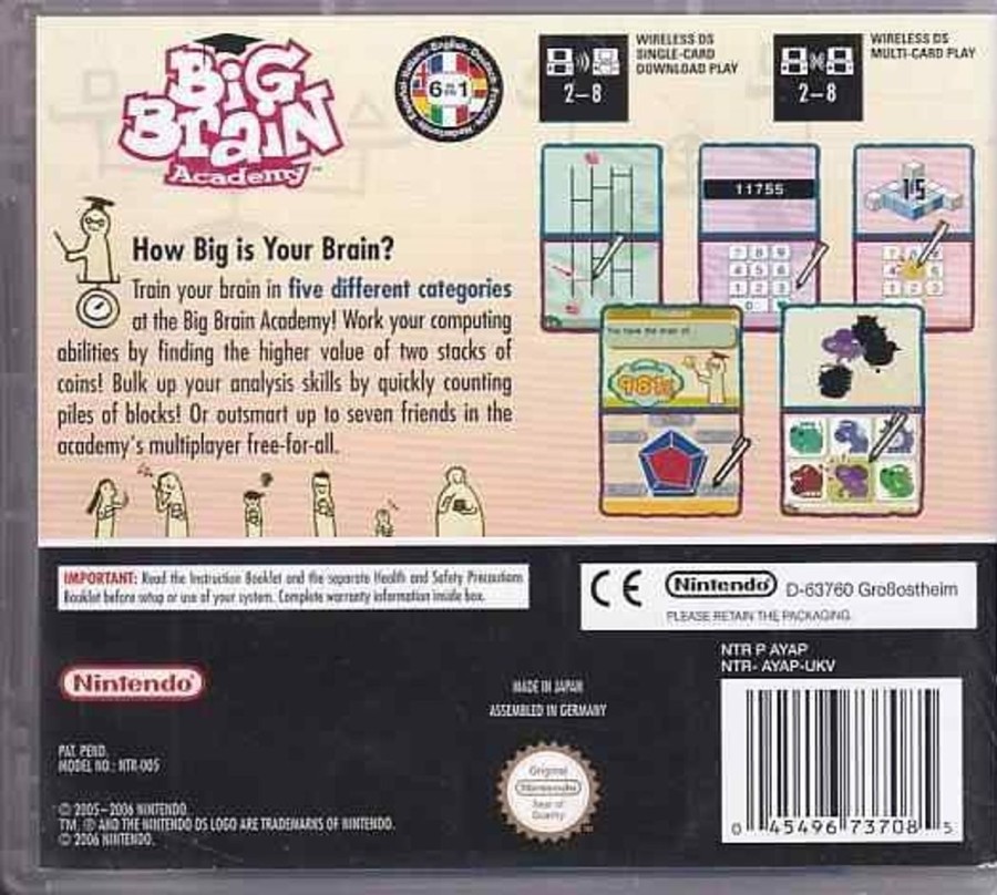 Retro Spillekonsoller EPIC PANDA Nintendo Ds Spil | Big Brain Academy - Nintendo Ds (A Grade) (Genbrug)