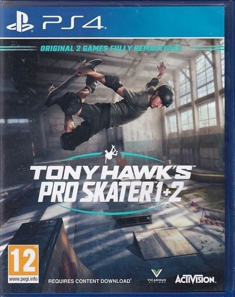 Retro Spillekonsoller EPIC PANDA Playstation 4 Ps4 Spil | Tony Hawks Pro Skater 1+2 - Ps4Spil (A Grade) (Genbrug)