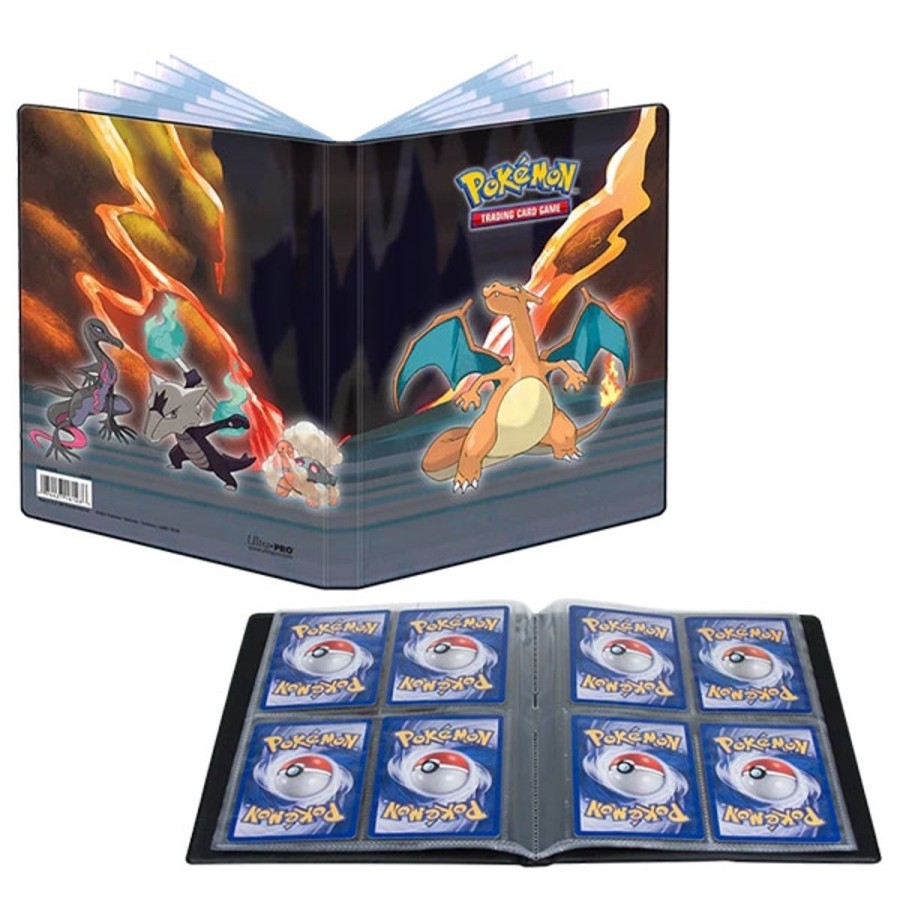 Tcg Kortspil EPIC PANDA Pokemon Tilbehor Samlemapper | Scorching Summit Charizard 4-Pocket - A5 Pokemon Mappe