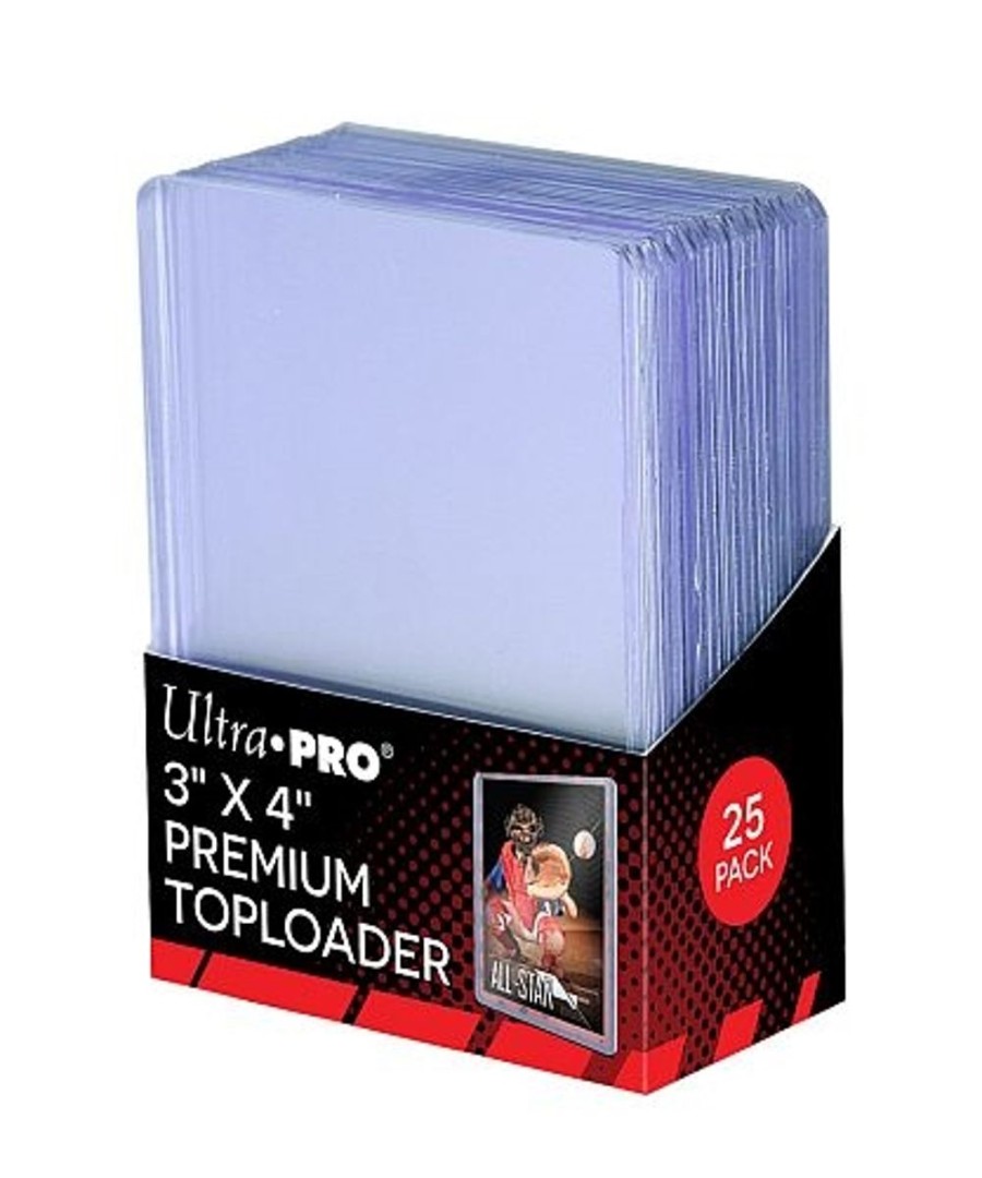 Tcg Kortspil EPIC PANDA Kortspil Plastlommer Sleeves | Toploader 3" X 4" Super Clear Premium - Standard Size (25 Stk) - Ultra Pro - Plastiklommer