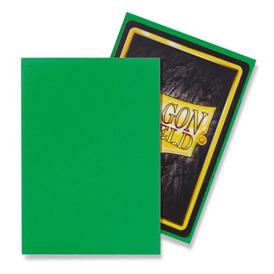 Tcg Kortspil EPIC PANDA Kortspil Plastlommer Sleeves | Dragon Shield - Matte Apple Green Sleeves - Standard Sleeves (100 Stk) - Plastiklommer