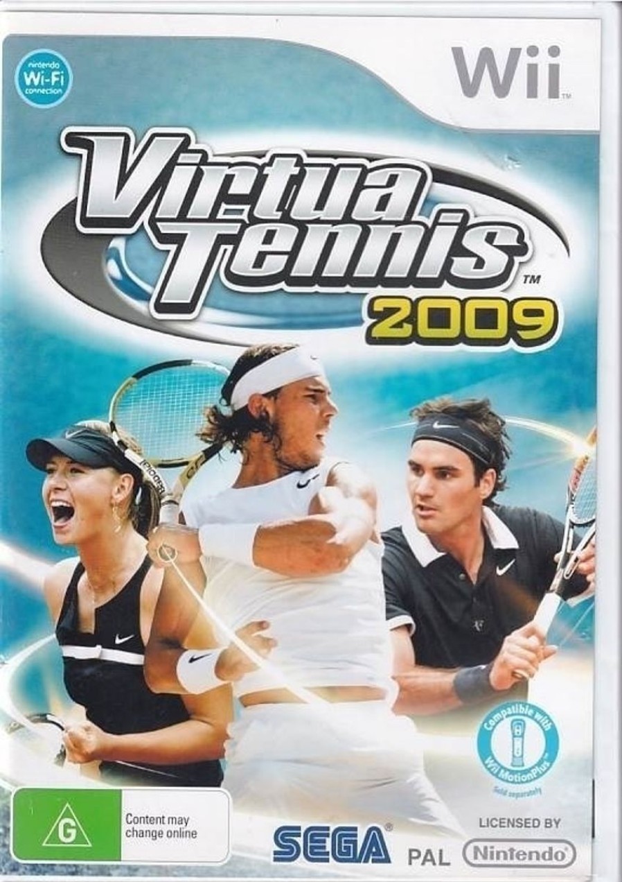 Retro Spillekonsoller EPIC PANDA Nintendo Wii Spil | Virtua Tennis 2009 - Nintendo Wii (B Grade) (Genbrug)