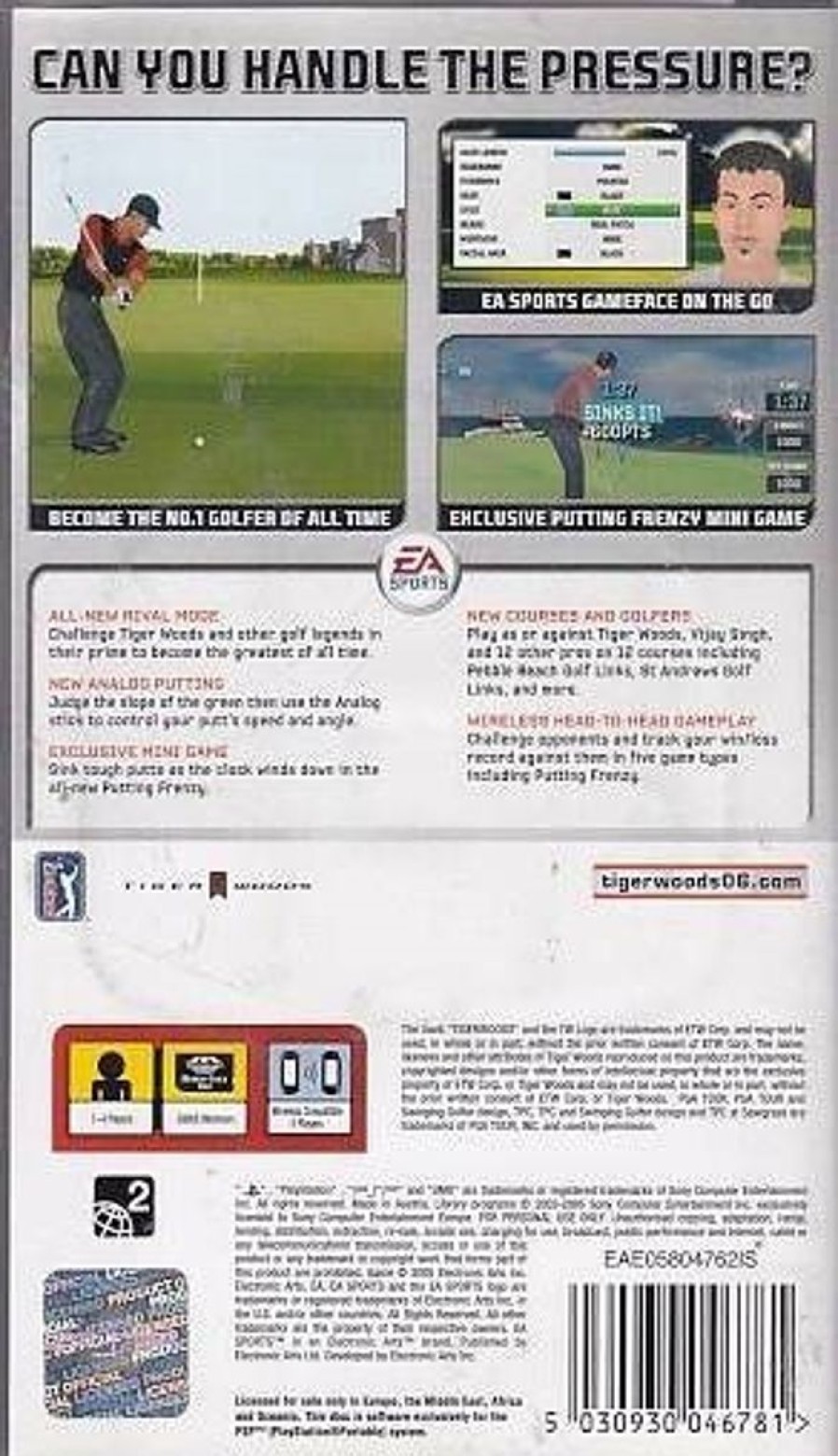 Retro Spillekonsoller EPIC PANDA Playstation Portable Spil | Tiger Woods Pga Tour 06 - Psp (B Grade) (Genbrug)