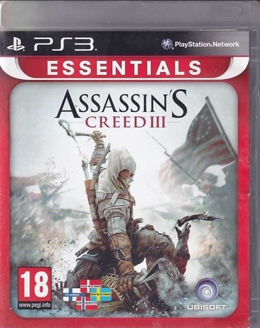 Retro Spillekonsoller EPIC PANDA Playstation 3 Ps3 Spil | Assassins Creed Iii Nordisk Version - Essentials - Ps3 (B Grade) (Genbrug)