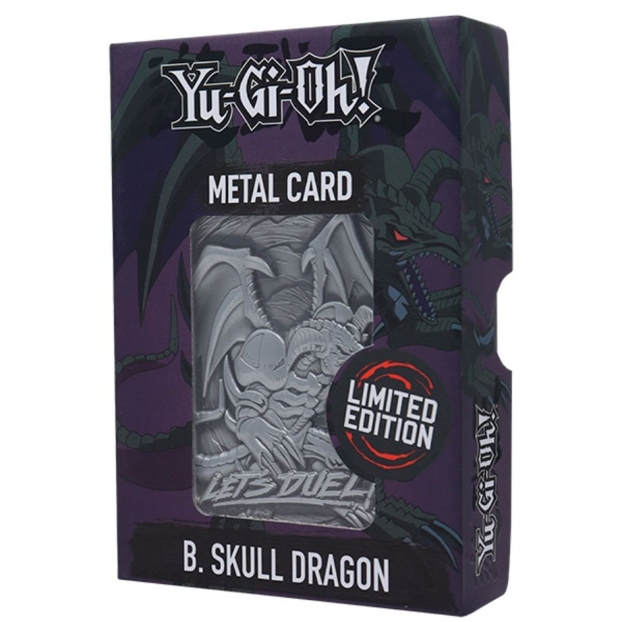 Tcg Kortspil EPIC PANDA Yugioh! Kort Tilbehor | Yu-Gi-Oh! - B Skull Dragon - Limited Edition Metal Card Collectible