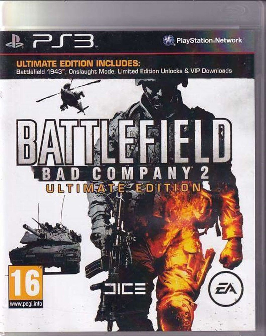 Retro Spillekonsoller EPIC PANDA Playstation 3 Ps3 Spil | Battlefield Bad Company 2 Ultimate Edition - Ps3 (B Grade) (Genbrug)