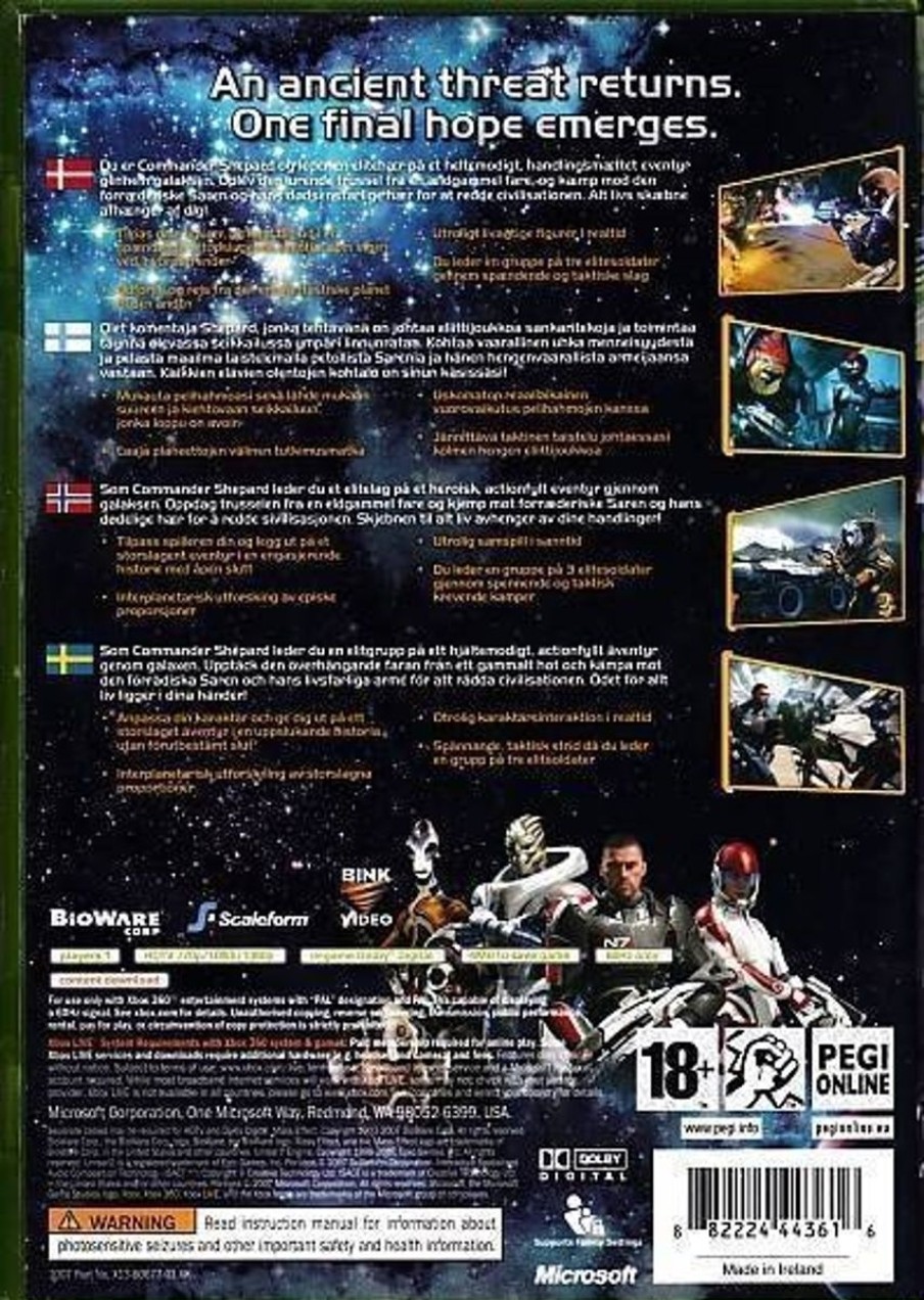 Retro Spillekonsoller EPIC PANDA Xbox 360 Spil | Mass Effect - Xbox Live - Xbox 360 (B Grade) (Genbrug)