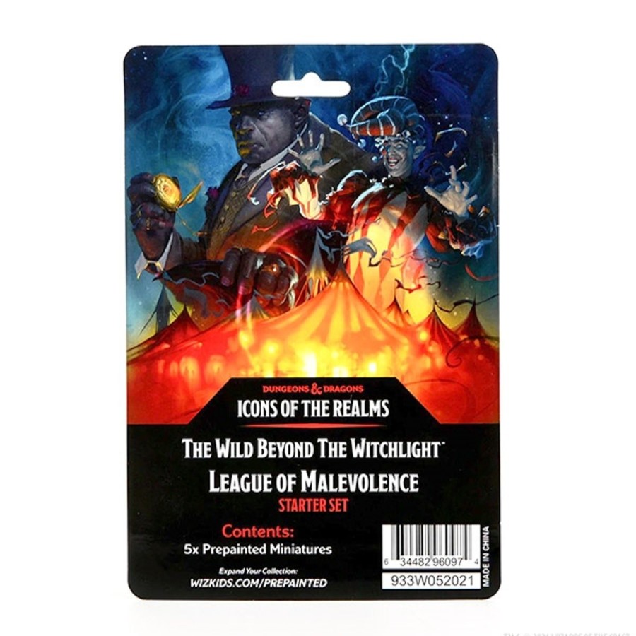 Rollespil EPIC PANDA Dungeons & Dragons 5E | Dnd - League Of Malevolence Starter Set - The Wild Beyond The Witchlight - Icons Of The Realms Premium Dnd Figure