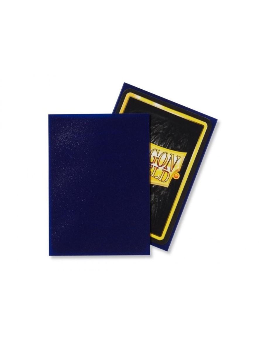 Tcg Kortspil EPIC PANDA Kortspil Plastlommer Sleeves | Dragon Shield - Matte Night Blue Sleeves - Standard Sleeves (100 Stk) - Plastiklommer