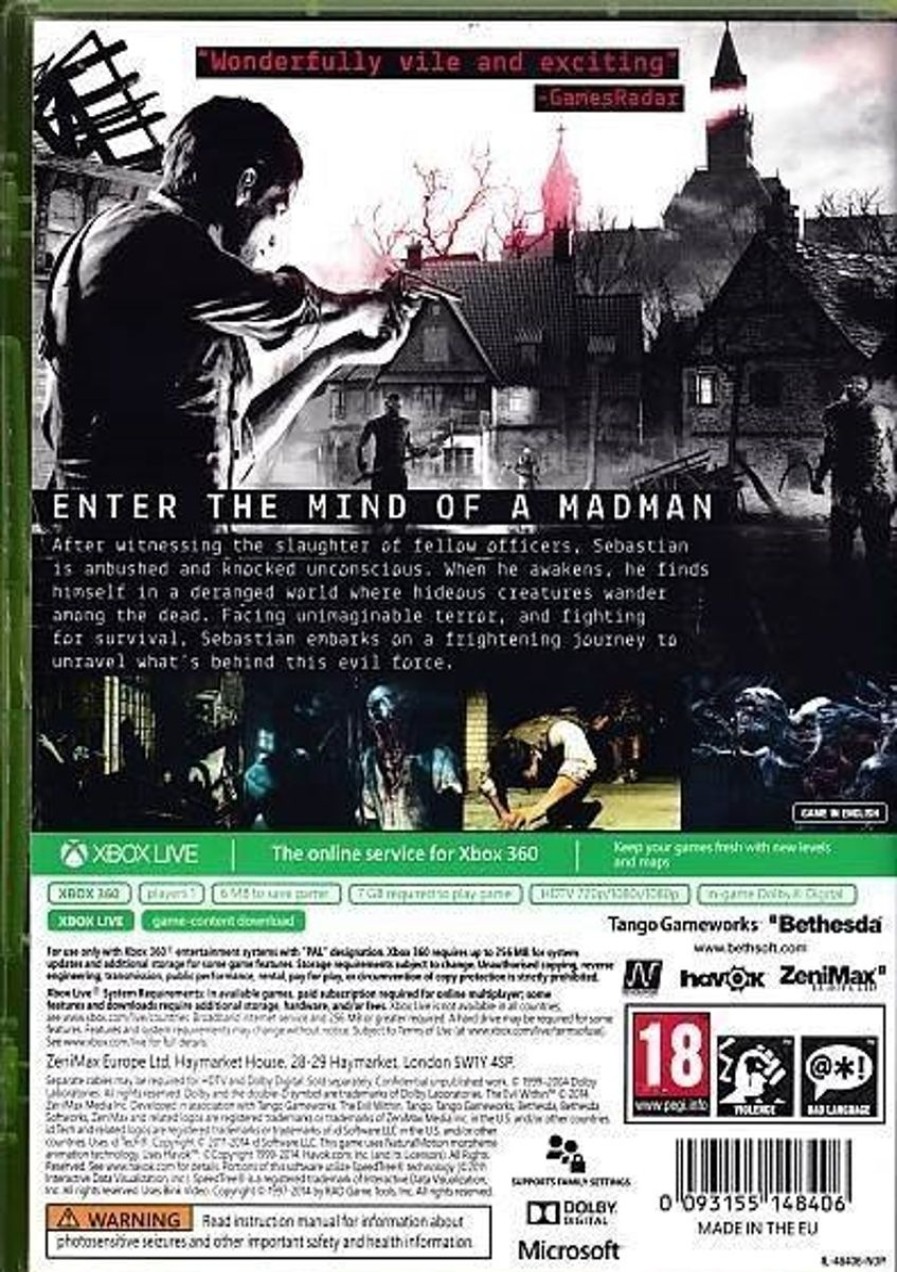 Retro Spillekonsoller EPIC PANDA Xbox 360 Spil | The Evil Within - Xbox 360 (B Grade) (Genbrug)