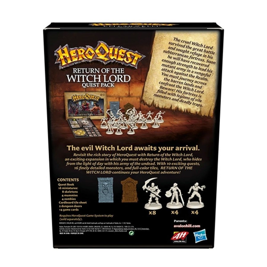 Braetspil EPIC PANDA | Heroquest - Return Of The Witch Lord Quest Pack - Engelsk Udgave