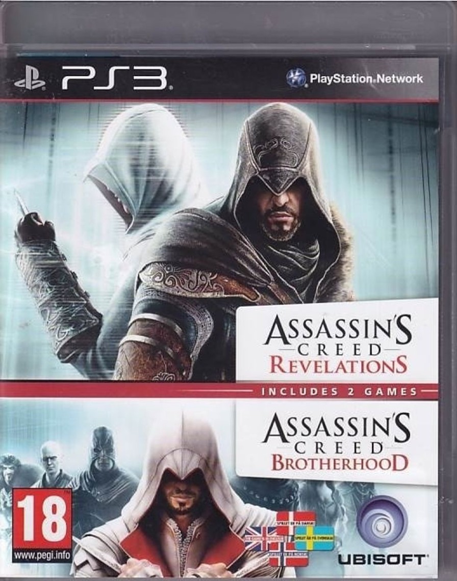 Retro Spillekonsoller EPIC PANDA Playstation 3 Ps3 Spil | Assassins Creed Brotherhood + Revelations - Ps3 (B Grade) (Genbrug)