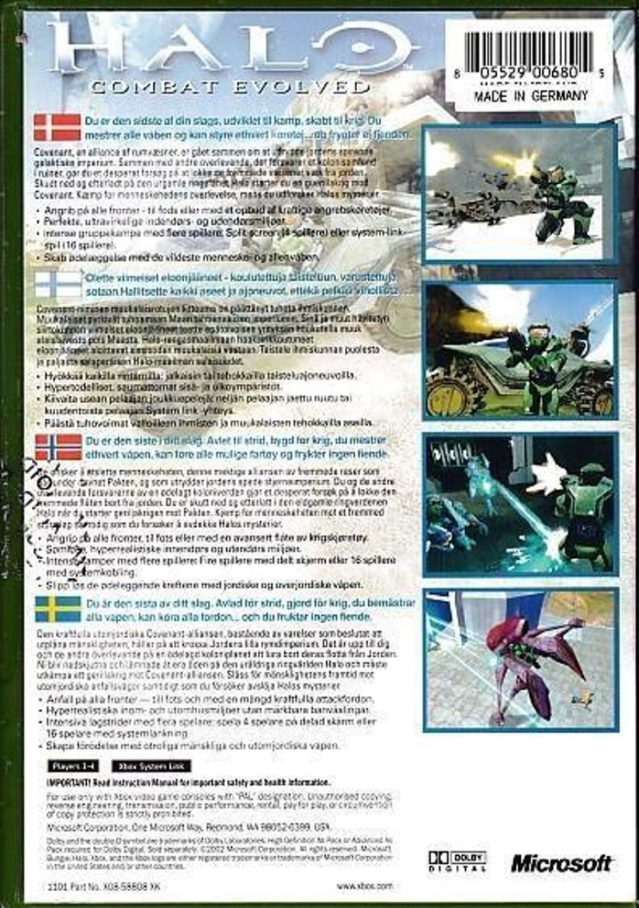 Retro Spillekonsoller EPIC PANDA Xbox Original Spil | Halo Combat Evolved - Xbox (B Grade) (Genbrug)