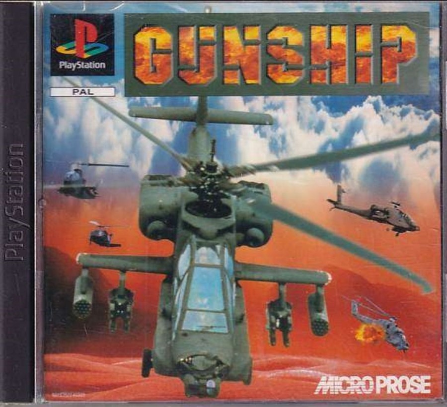 Retro Spillekonsoller EPIC PANDA Playstation 1 Ps1&Psx Spil | Gunship - Ps1 (B Grade) (Genbrug)