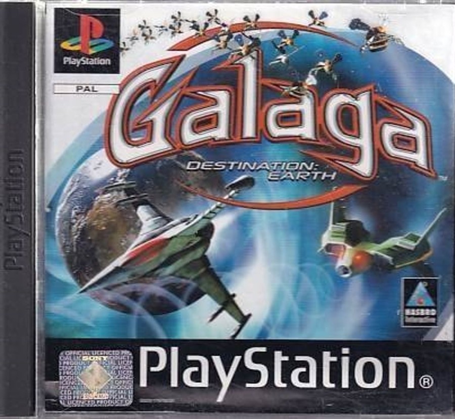 Retro Spillekonsoller EPIC PANDA Playstation 1 Ps1&Psx Spil | Galaga Destination Earth - Ps1 (B Grade) (Genbrug)