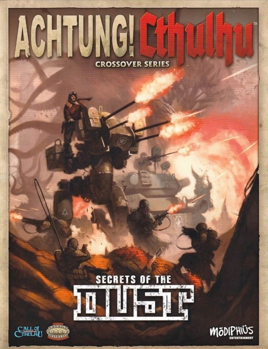 Rollespil EPIC PANDA Achtung! Cthulhu | Achtung Cthulhu - Secrets Of The Dust (B Grade) (Genbrug)