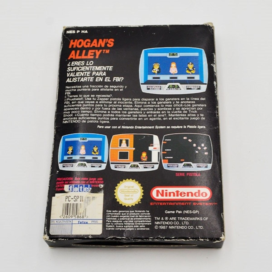 Retro Spillekonsoller EPIC PANDA Nes Spil | Hogans Alley Nes-Esp - Komplet I Box (Cib) (B Grade) (Genbrug)