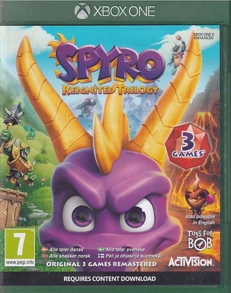 Retro Spillekonsoller EPIC PANDA Xbox One Spil | Spyro - Reignited Trilogy - Xbox One Spil (B-Grade) (Genbrug)