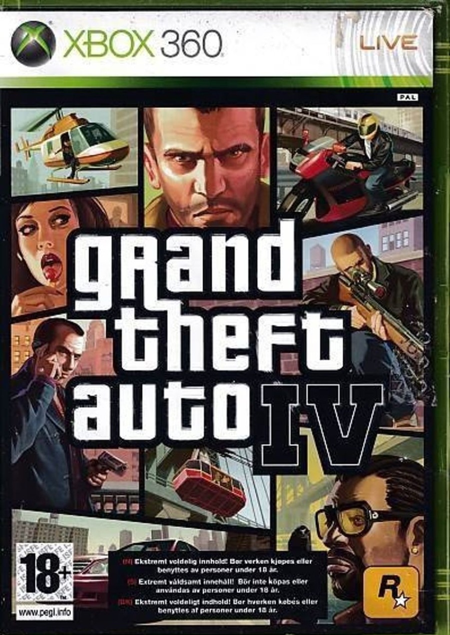 Retro Spillekonsoller EPIC PANDA Xbox 360 Spil | Grand Theft Auto Iv - Xbox Live - Xbox 360 (B Grade) (Genbrug)