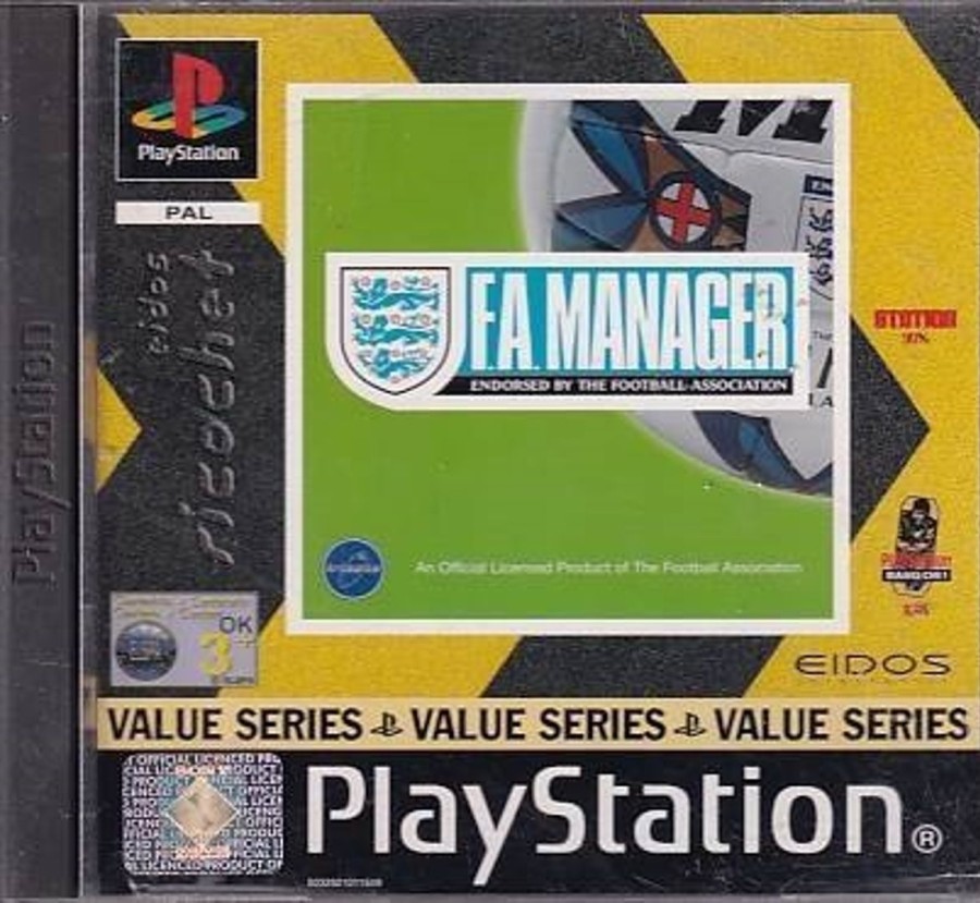 Retro Spillekonsoller EPIC PANDA Playstation 1 Ps1&Psx Spil | F.A. Manager - Playstation 1 (B Grade) (Genbrug)