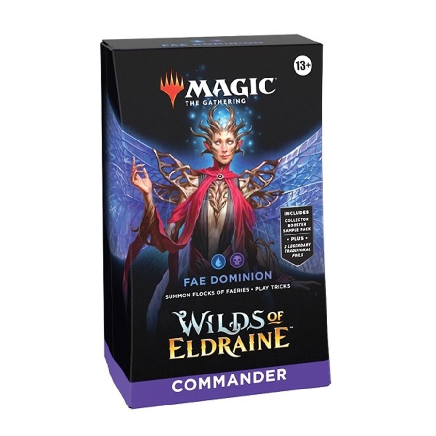 Tcg Kortspil EPIC PANDA Mtg Wilds Of Eldraine | Wilds Of Eldraine - Commander Deck - Fae Dominion - Magic The Gathering