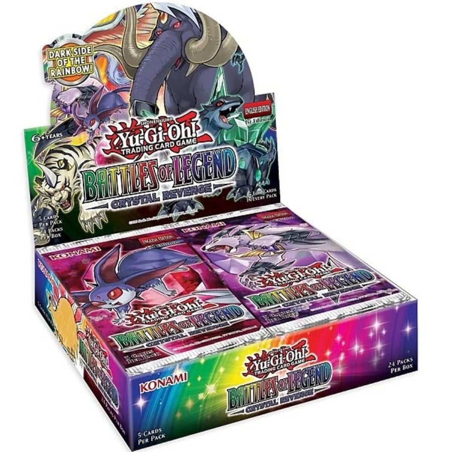 Tcg Kortspil EPIC PANDA Yugioh! Kort Displays Booster Bokse | Battles Of Legend - Crystal Revenge - Booster Box Display (24 Booster Pakker) - Yu-Gi-Oh Kort