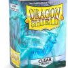 Tcg Kortspil EPIC PANDA Kortspil Plastlommer Sleeves | Dragon Shield - Matte Clear Sleeves - Standard Sleeves (100 Stk) - Plastiklommer